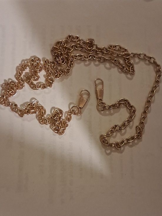 Handbags - Gold-Tone Link Chain - Women's Bag Chain